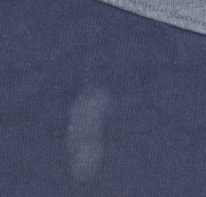 Threadbare Men’s Blue Colour Block Crew Neck Sweatshirt Size M