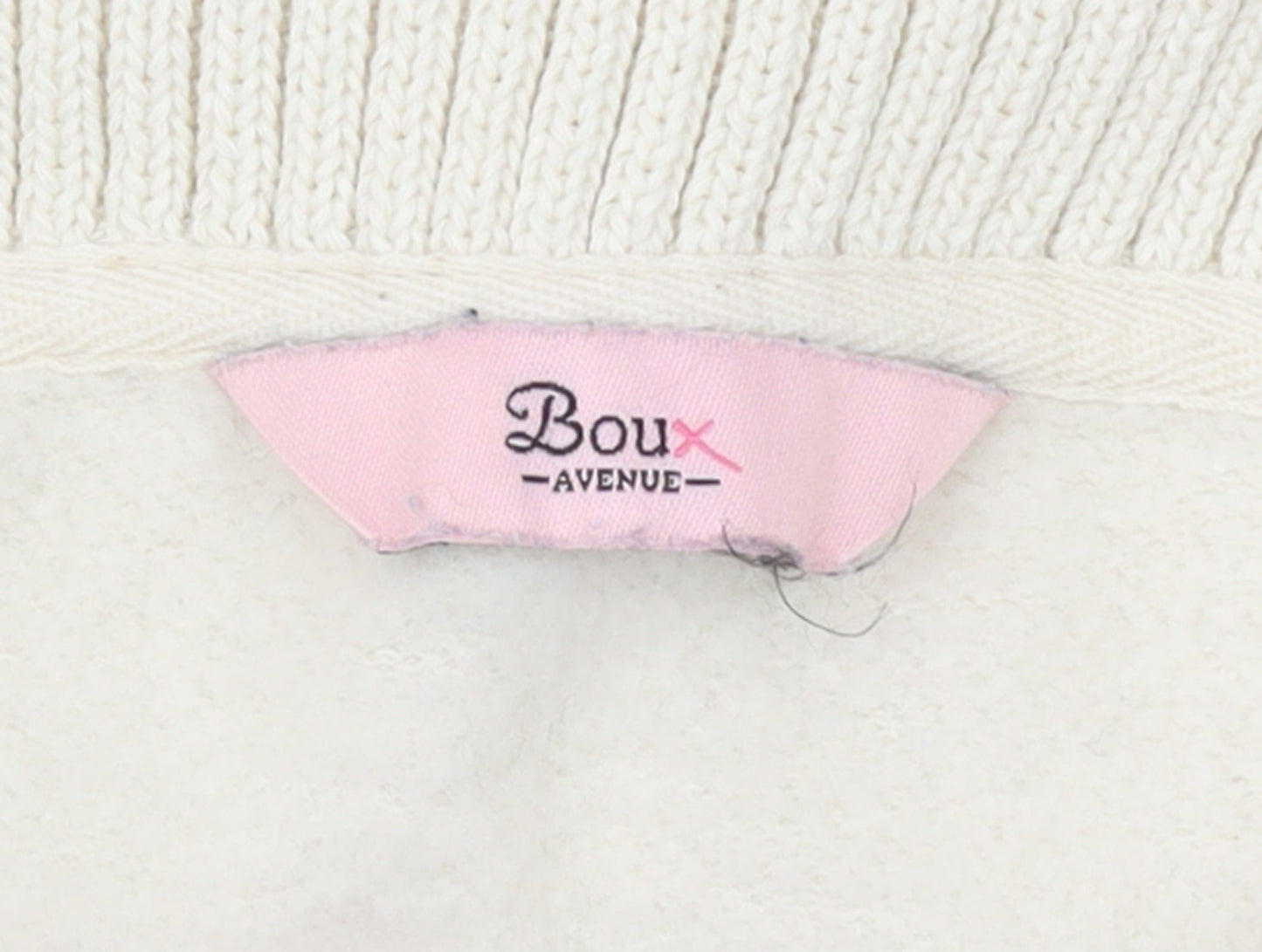 Boux Avenue Womens Beige & Navy Pullover Sweatshirt UK 8 Brooklyn Design