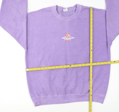 Urban Outfitters Women Purple Mount Fuji Pullover Sweatshirt S