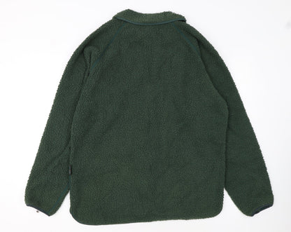 Helly Hansen Womens Green Fleece Full Zip Jacket Size M