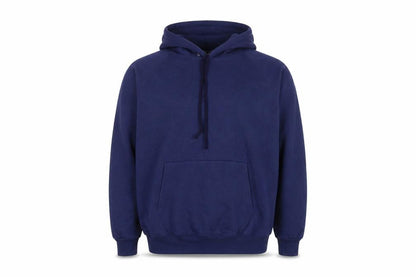 Copdale Men's Blue Pullover Hoodie Size L Embroidered Bird Logo