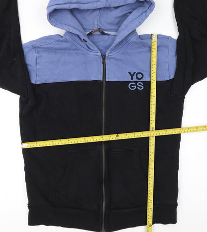 The Yogscast Men's Blue Black Full Zip Hoodie Size M