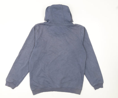 Jack Wills Boys Blue Pullover Hoodie 15-16 Years Logo Graphic Cotton Blend