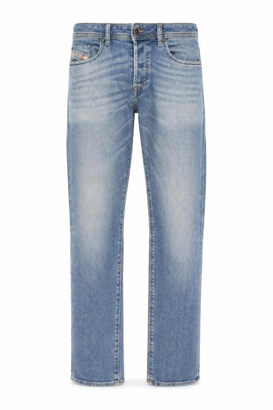 Diesel Men Blue Regular Fit Straight Leg Jeans Size 31x32
