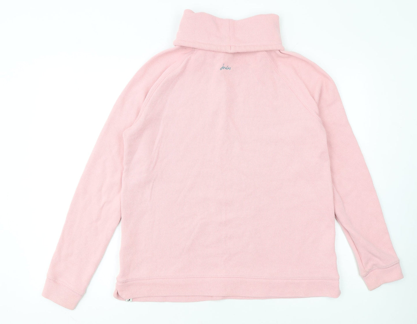Joules Womens Pink Pullover Hoodie Size 14 Cotton Blend