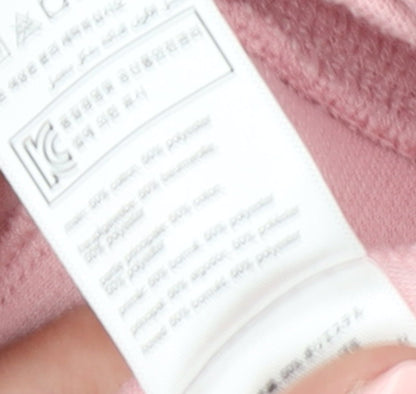 Joules Womens Pink Pullover Hoodie Size 14 Cotton Blend
