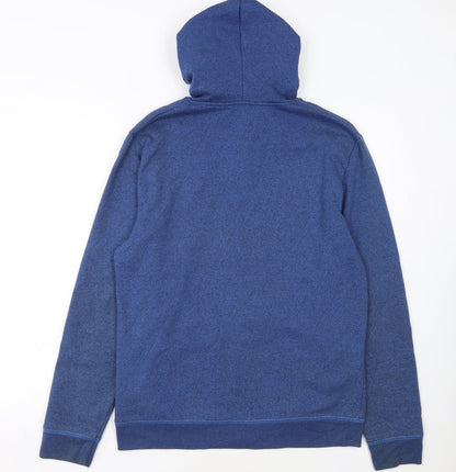 Burton Menswear London Mens Blue Full Zip Hoodie Size M