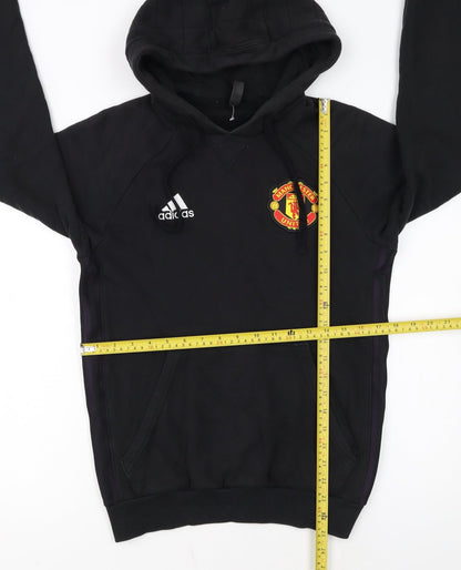 adidas Men’s Black Manchester United Pullover Hoodie XS