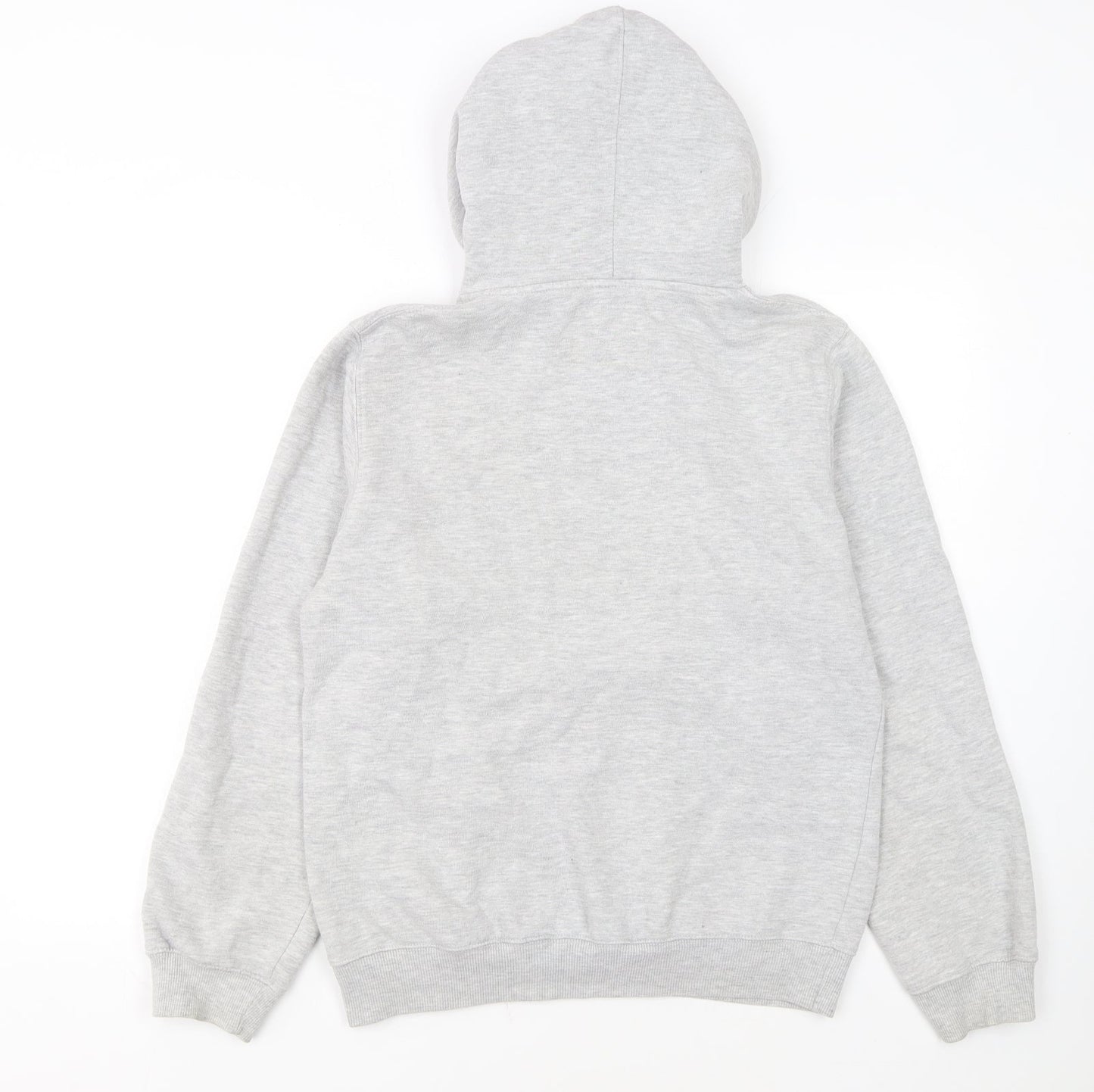 Hard Rock Cafe Men's Grey Pullover Hoodie Medium Music Logo Sweatshirt