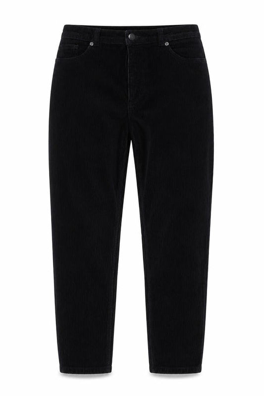 Monki Women's Black Corduroy Trousers Size 10 Cotton Blend