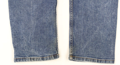 Marks and Spencer Women's Blue Straight Leg Jeans Size 14 Regular