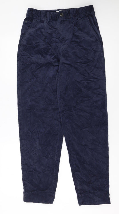 Marks and Spencer Women’s Blue Corduroy Chino Trousers Size 12