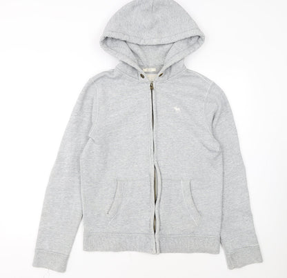 Abercrombie & Fitch Men’s Grey Full Zip Hoodie Size S