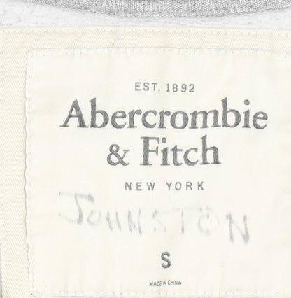 Abercrombie & Fitch Men’s Grey Full Zip Hoodie Size S