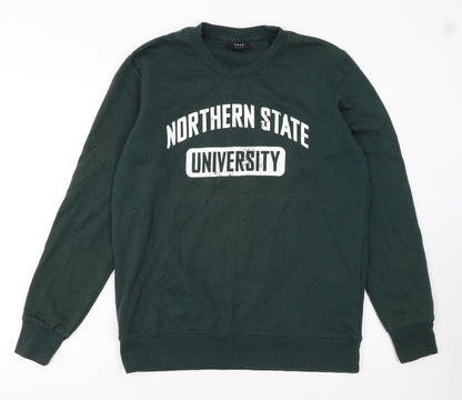 SMOG Women’s Green Northern State University Regular Fit Sweatshirt L