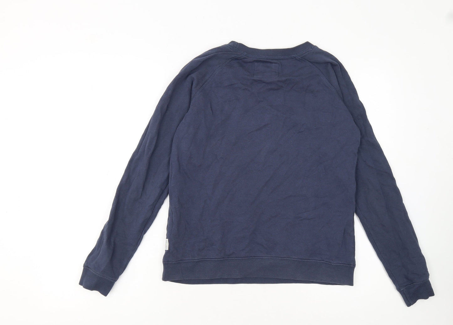 Fat Face Womens Navy Weekend Graphic Cotton Sweatshirt UK 6