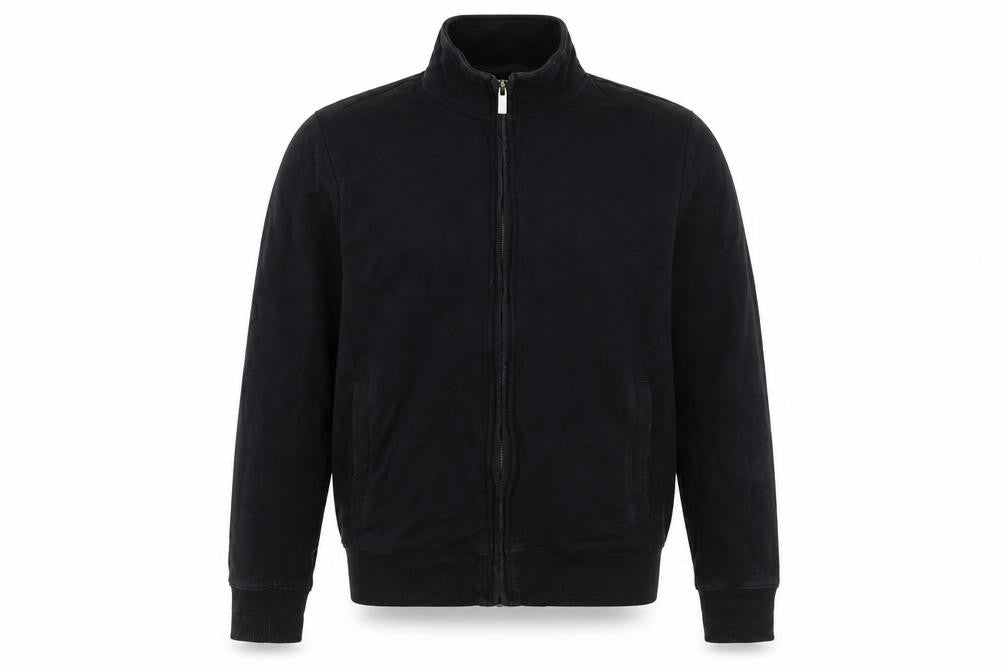 Marks and Spencer Men's Black M Basic Full Zip Fleece Jacket