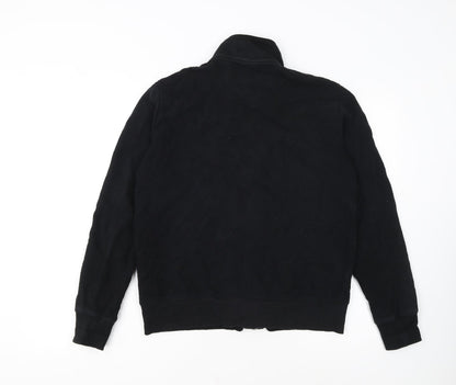 Marks and Spencer Men's Black M Basic Full Zip Fleece Jacket