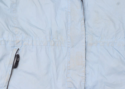 Peter Storm Men's Blue Waterproof Hooded Rain Jacket Size L