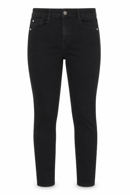 Pull&Bear Womens Black Skinny Jeans Size 12 Slim Fit Denim