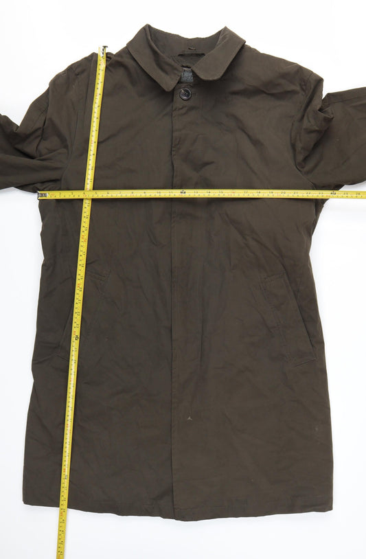 Marks and Spencer Men’s Olive Green L Rain Coat with Removable Lining