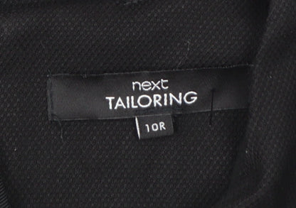 Next Women Black Size 10 Sheath Knee Length Tailoring Dress