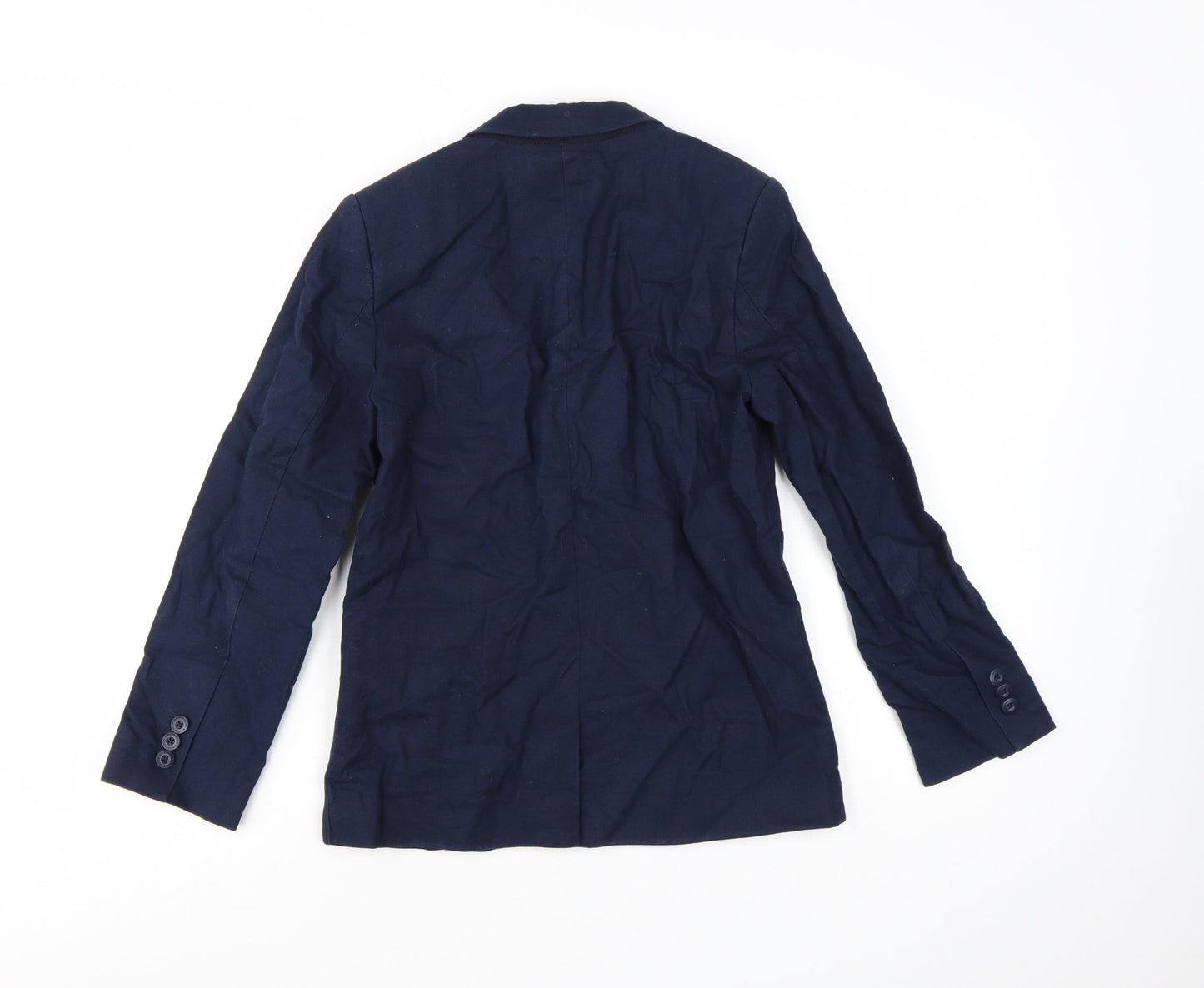RJR John Rocha Boys Blue Linen Blend Blazer Jacket Age 11 Regular Fit