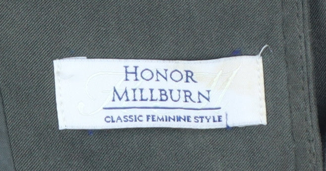 Honor Millburn Women's Green Quilted Waistcoat Size 18