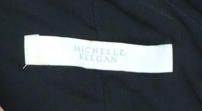 Michelle Keegan Women’s Black One Shoulder Sheath Dress Size 16