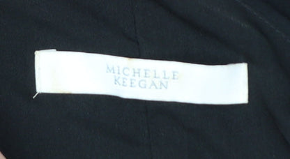 Michelle Keegan Women’s Black One Shoulder Sheath Dress Size 16