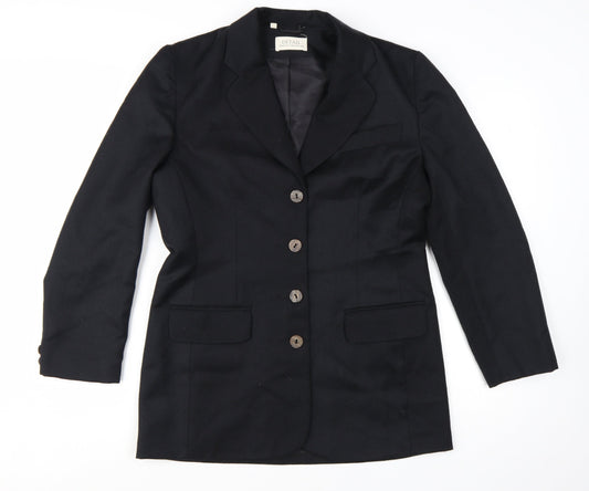 Detail Premium Collection Women's Black Size 12 Tailored Blazer