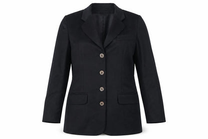 Detail Premium Collection Women's Black Size 12 Tailored Blazer