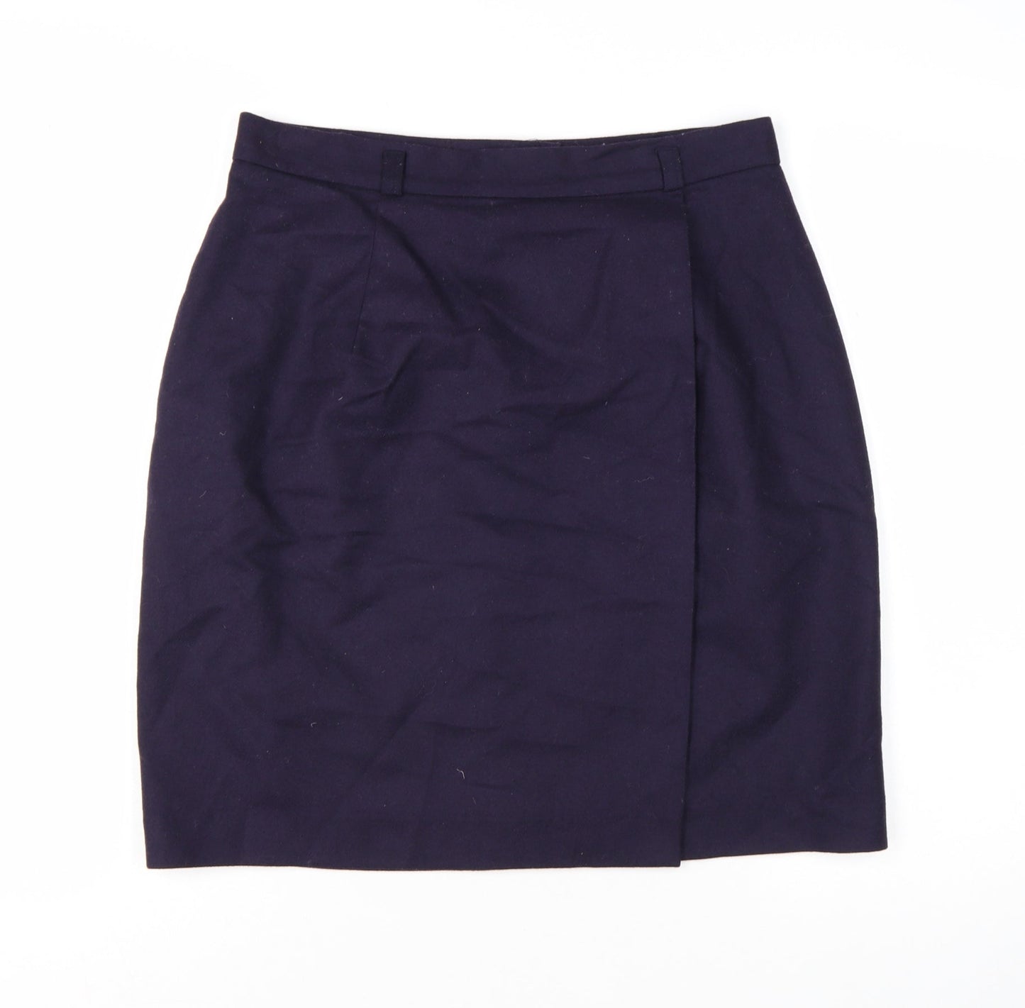 Michele New York Women's Blue Wool Pencil Skirt Size 12