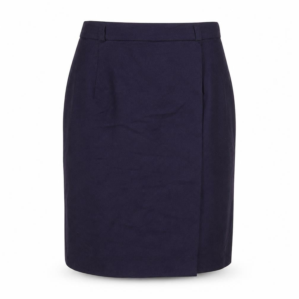 Michele New York Women's Blue Wool Pencil Skirt Size 12
