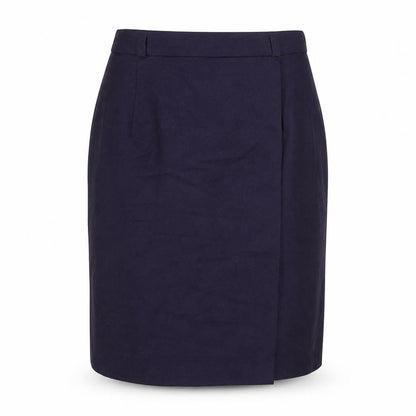 Michele New York Women's Blue Wool Pencil Skirt Size 12