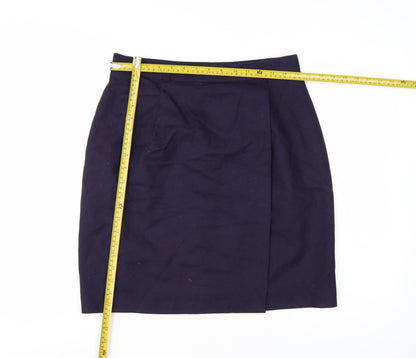 Michele New York Women's Blue Wool Pencil Skirt Size 12