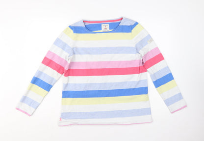 Joules Women Multicoloured Long Sleeve Pullover Sweatshirt UK 16