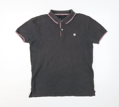 Marc by Marc Jacobs Men's Black Cotton Polo Shirt M Short Sleeve