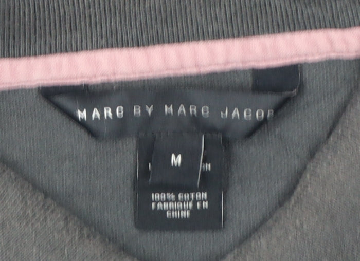 Marc by Marc Jacobs Men's Black Cotton Polo Shirt M Short Sleeve