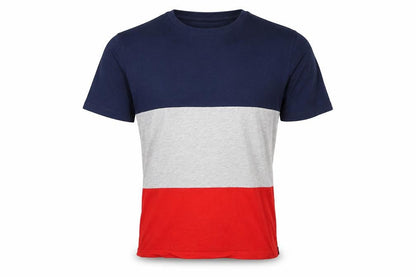 Jack & Jones Men's Multicoloured Cotton Crew Neck T-Shirt Size S