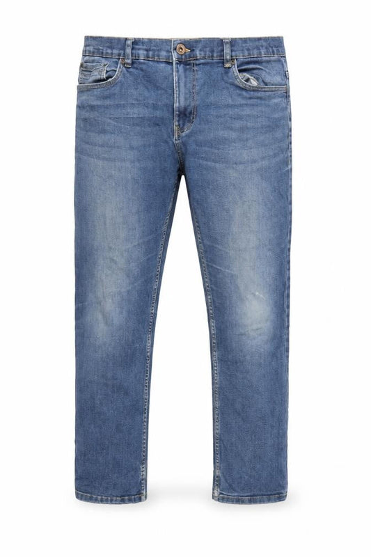 Jacamo Men Blue Denim Straight Jeans 36S Regular Fit