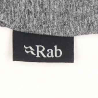 Rab Men's Grey Mantle Mountain Peak T-Shirt XL Polyester Outdoor Tee