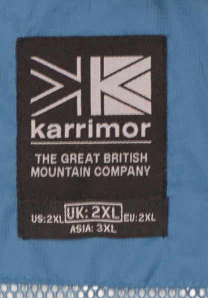 Karrimor Men's Blue 2XL Windbreaker Hooded Lightweight Jacket