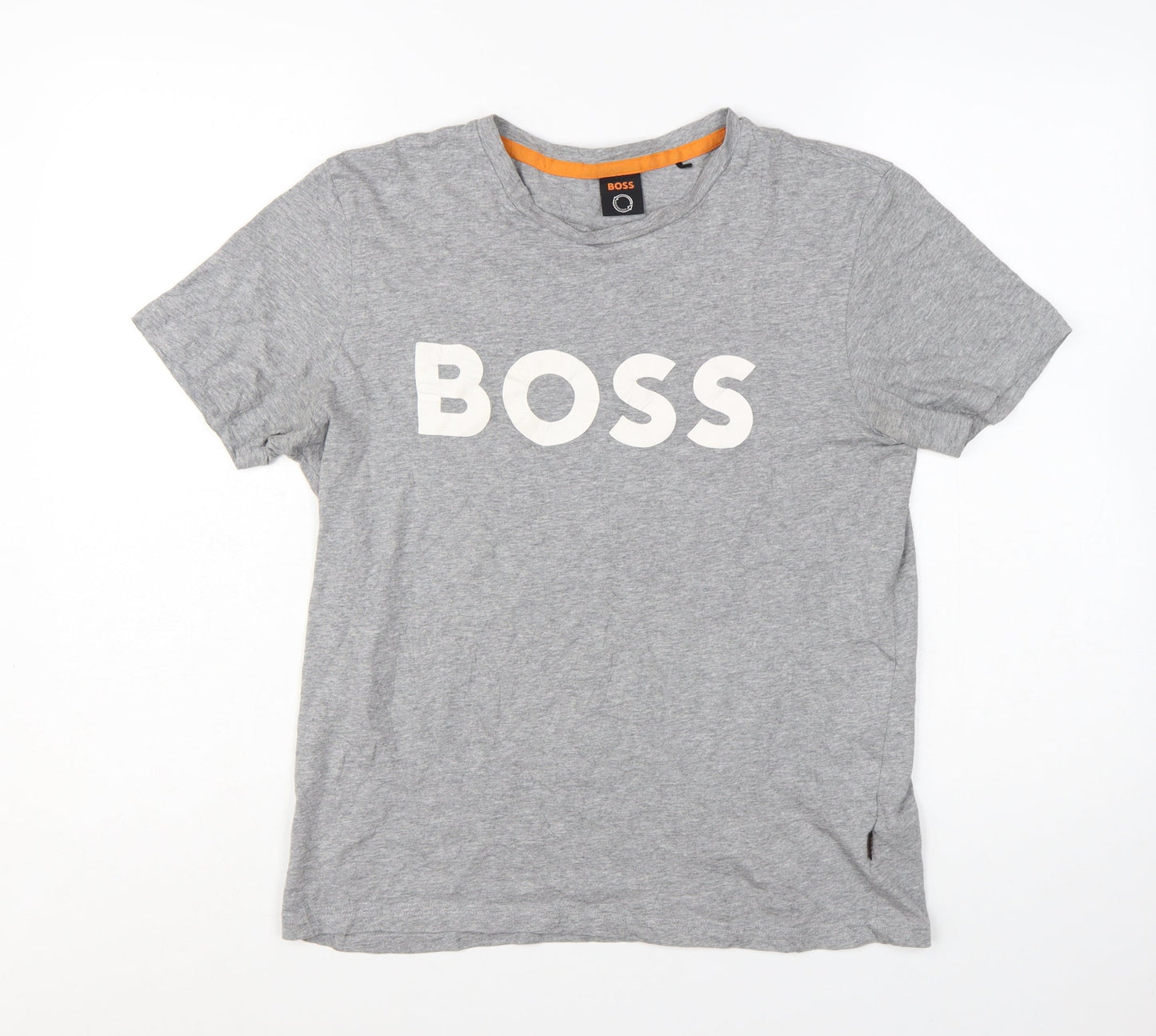 Hugo Boss Men's Grey Short Sleeve Crew Neck T-Shirt Size S