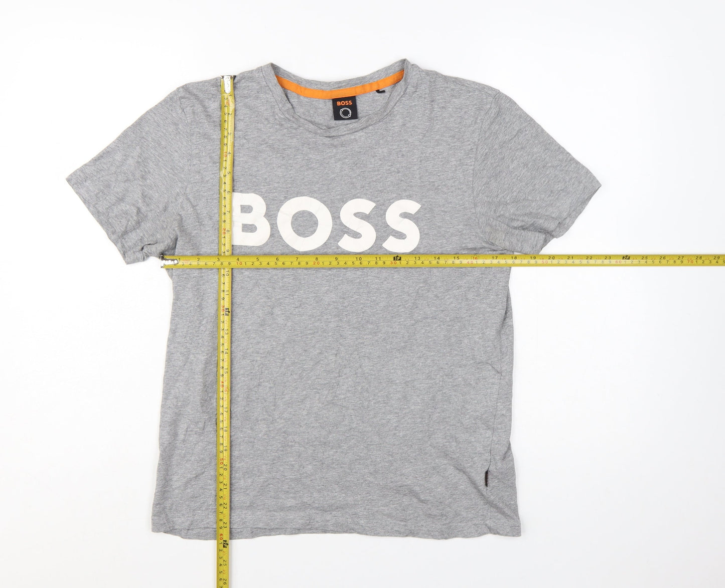 Hugo Boss Men's Grey Short Sleeve Crew Neck T-Shirt Size S