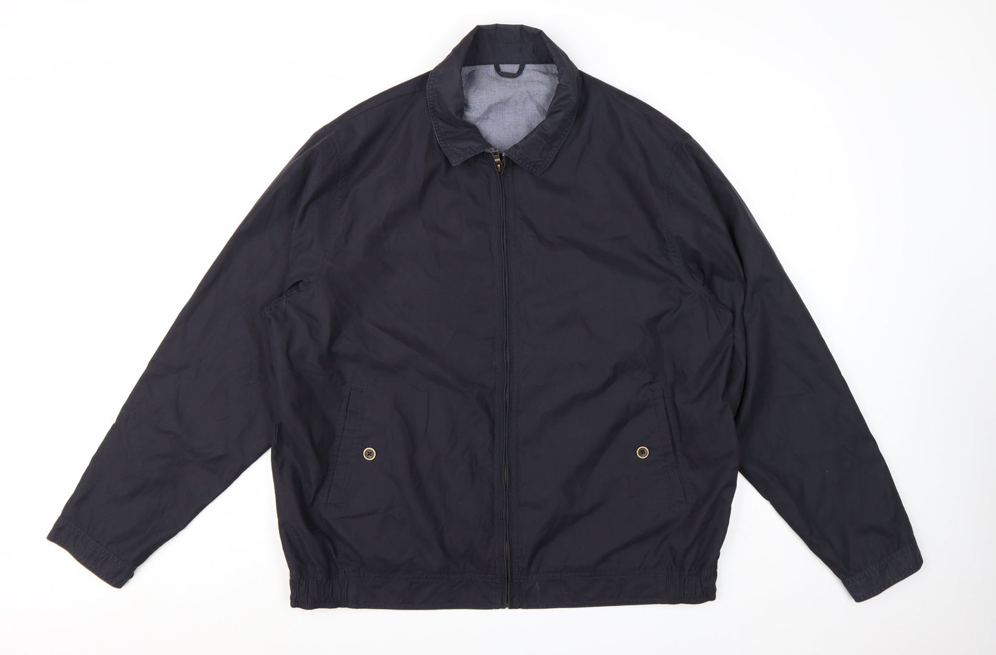 Marks and Spencer Men's Blue XL Full Zip Casual Jacket