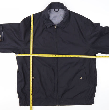 Marks and Spencer Men's Blue XL Full Zip Casual Jacket