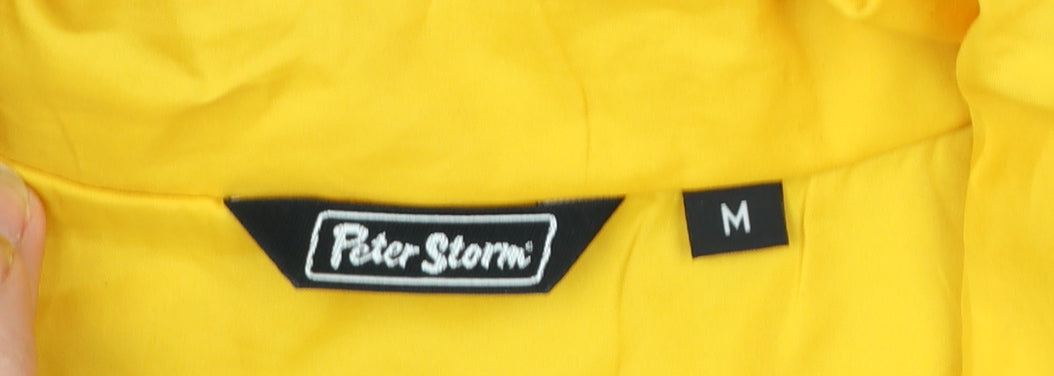 Peter Storm Men's Blue Waterproof Hooded Parka Jacket Size M