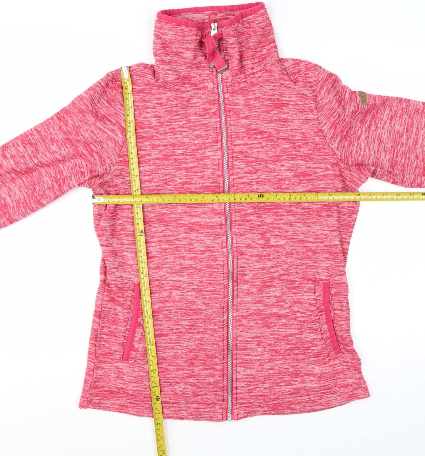 Regatta Womens Pink Soft Shell Full Zip Fleece Jacket Size 14