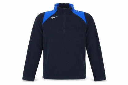 Nike Men’s Blue 1/4 Zip Fleece Pullover Sweatshirt Size M